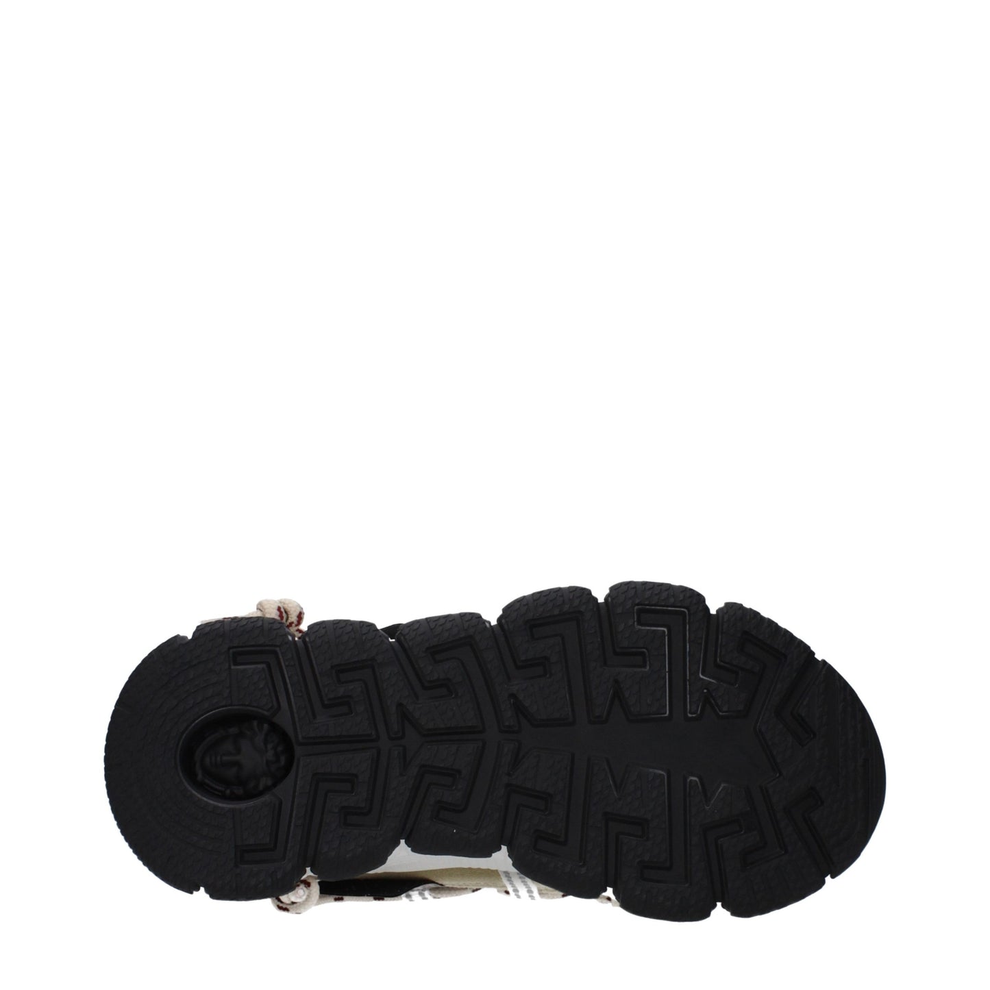 Versace Beige Leather Chunky Sneakers