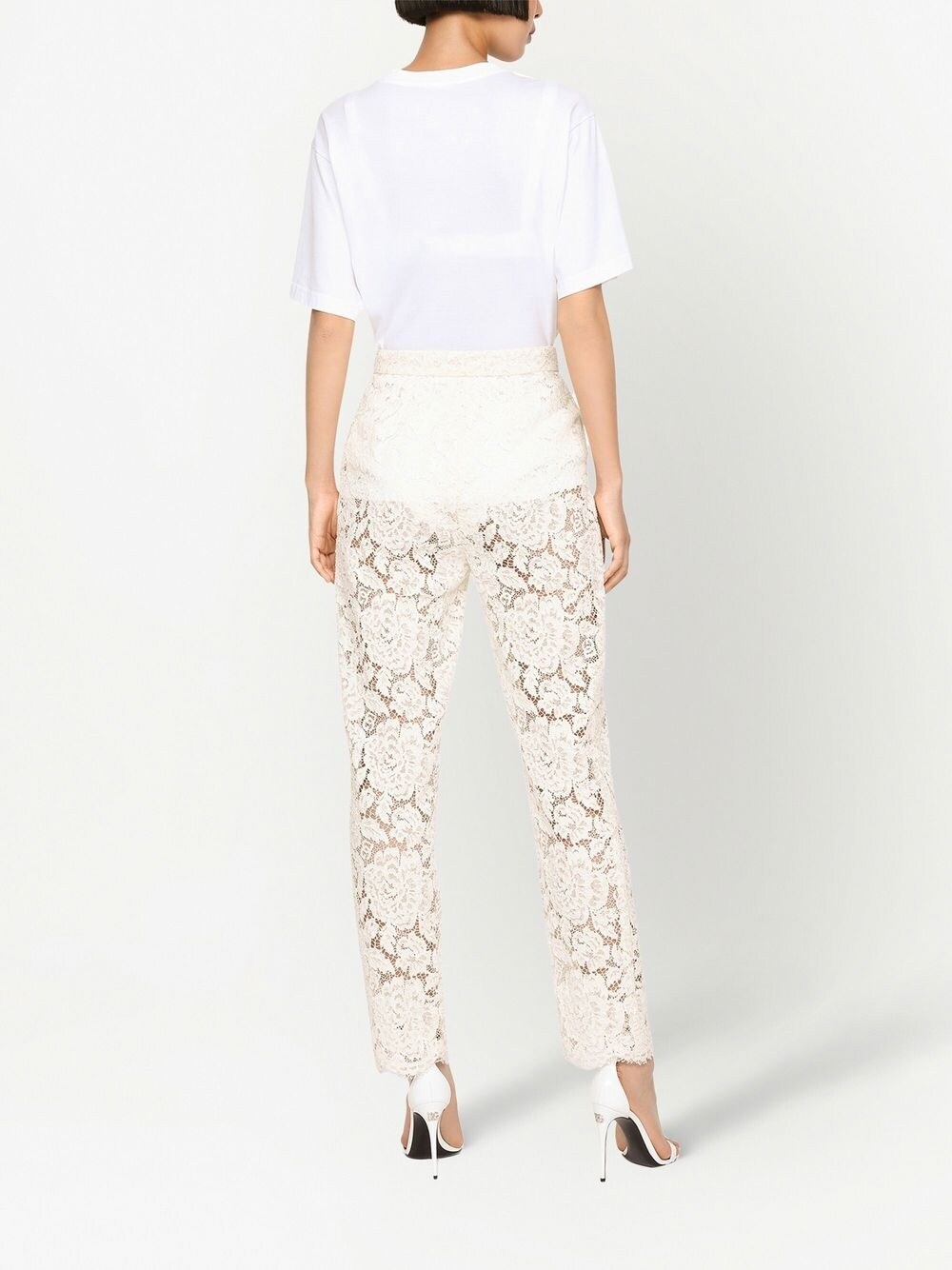 Dolce & Gabbana Dolce & Gabbana Floral lace trousers