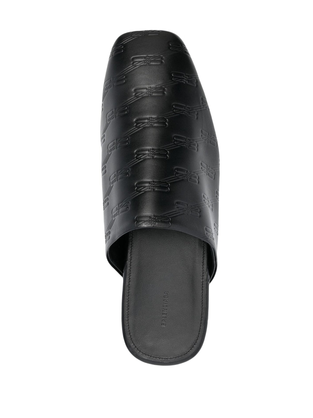 Balenciaga Balenciaga debossed-logo leather mules