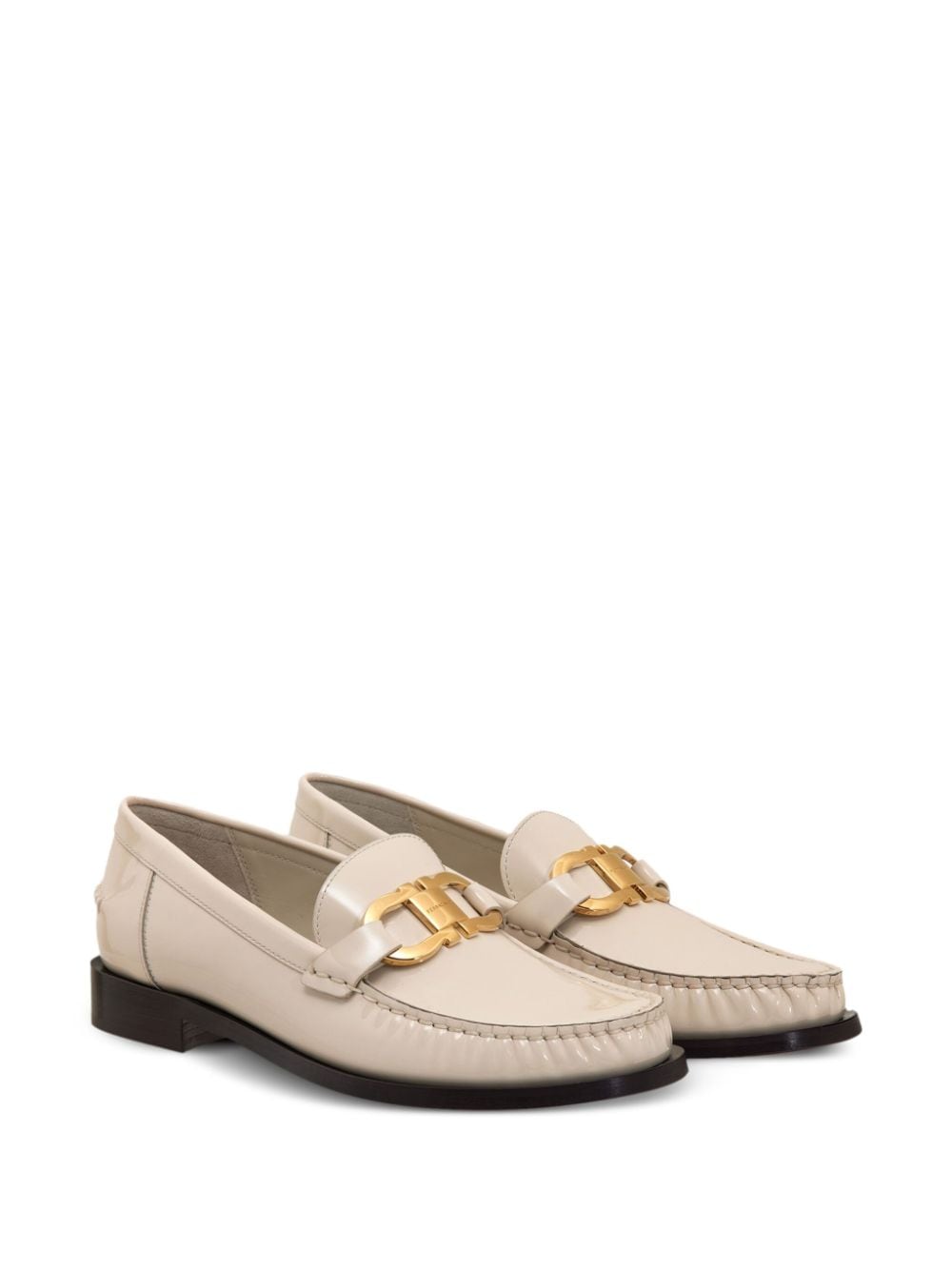 Ferragamo Ferragamo Gancini leather loafers