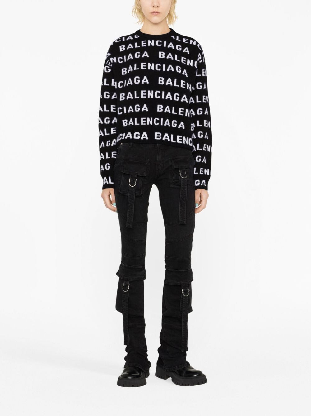 Balenciaga Balenciaga Logo wool sweater