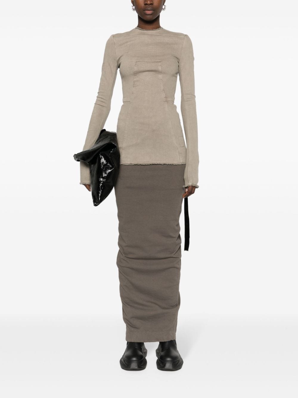 Rick Owens Drkshdw RICK OWENS DRKSHDW T-shirts and Polos Grey