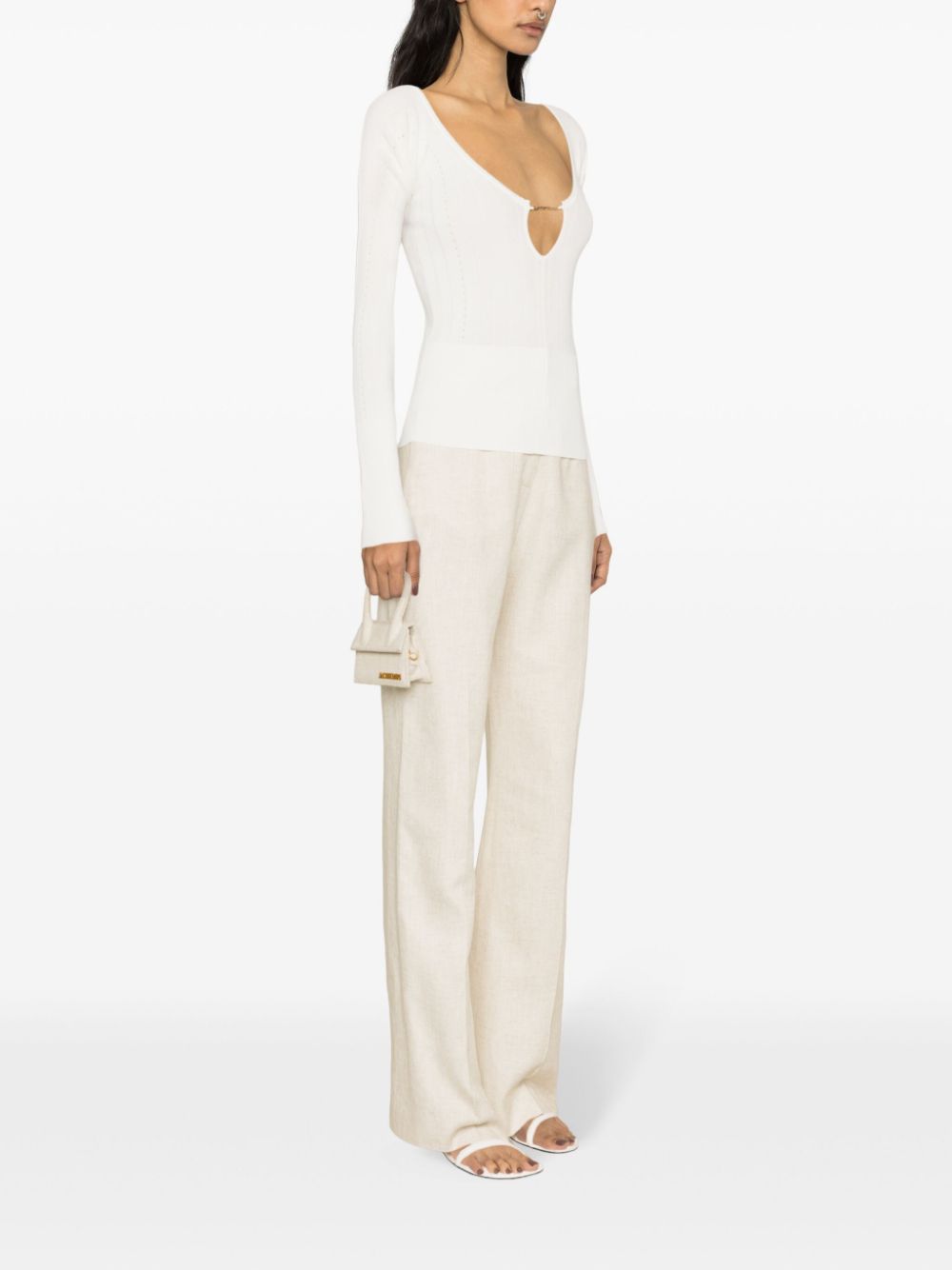 JACQUEMUS JACQUEMUS Top White