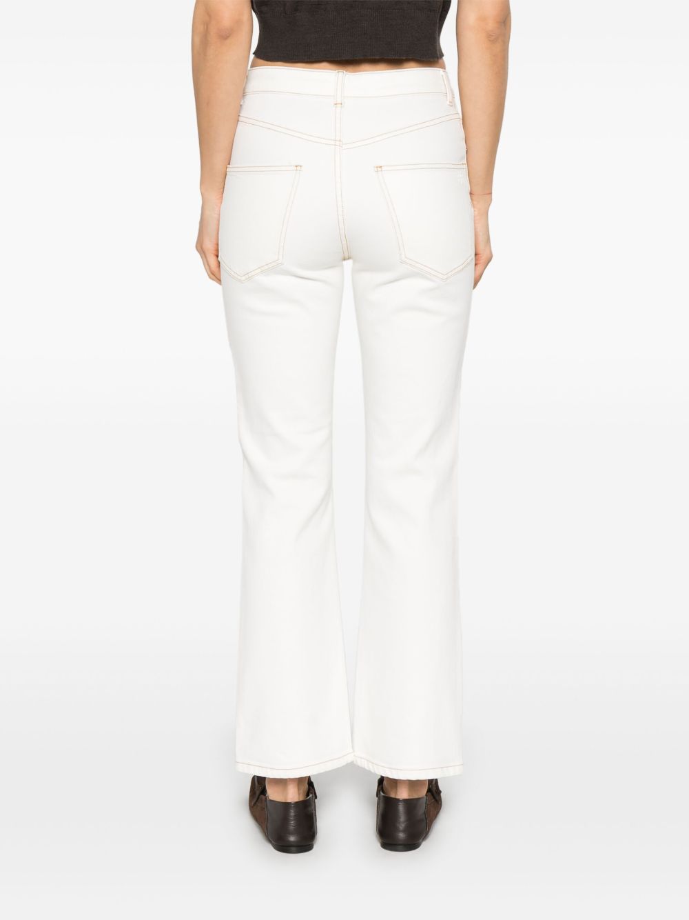 Tory Burch Tory Burch denim jeans - white