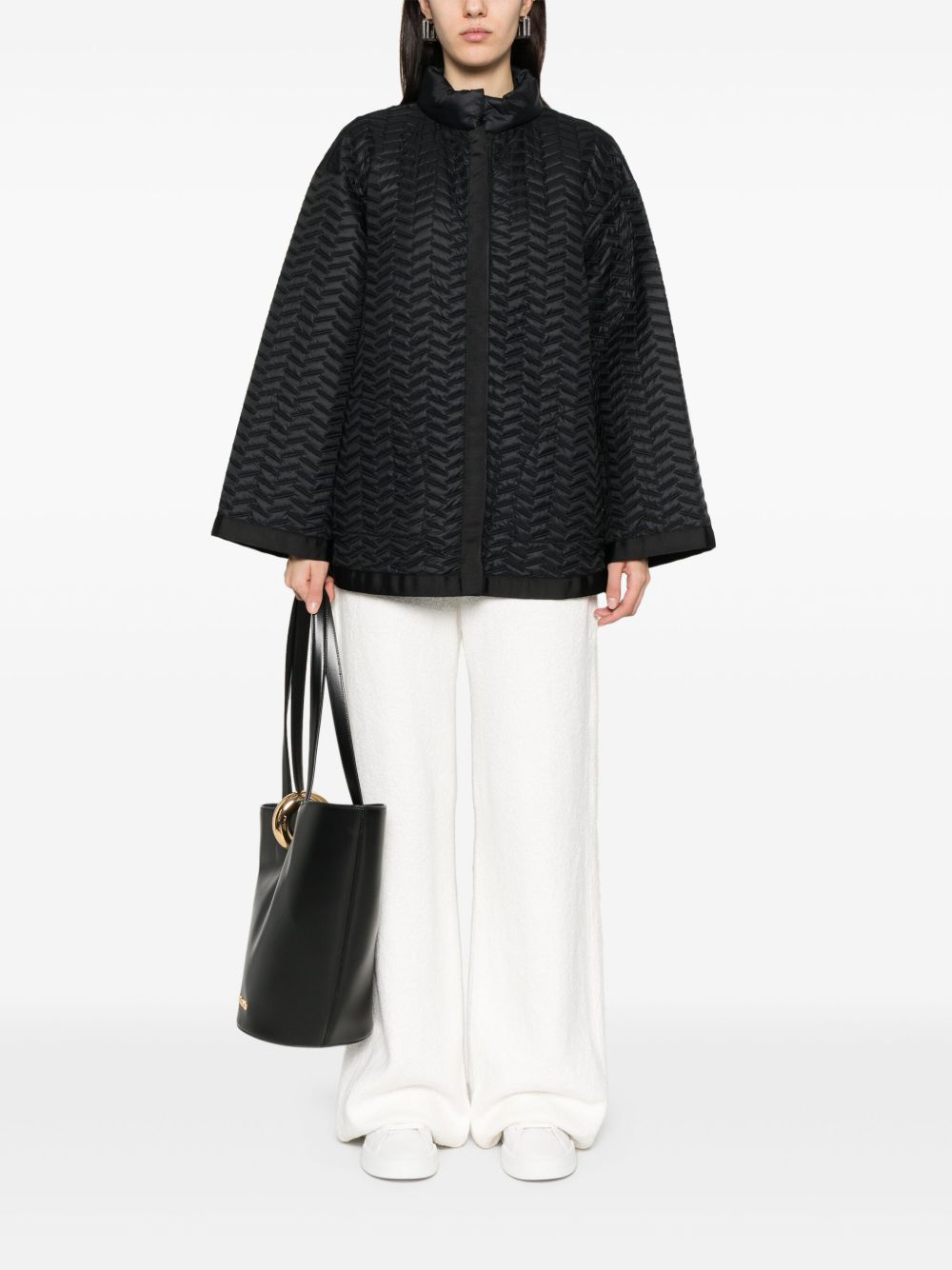 Emporio Armani Emporio Armani Reversible jacket in lightweight water repellent quilted nylon ASV