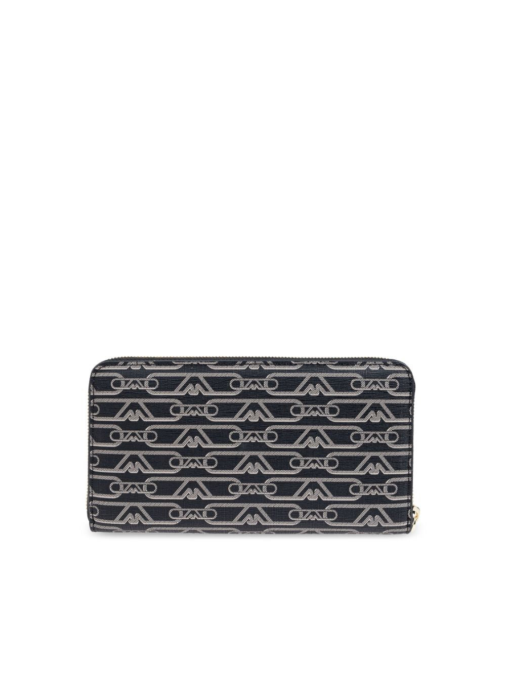 Emporio Armani Emporio Armani Allover logo continental wallet