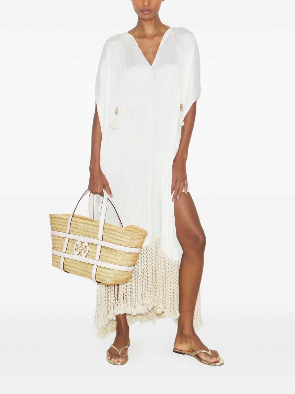 Tory Burch Tory Burch Ella straw basket bag