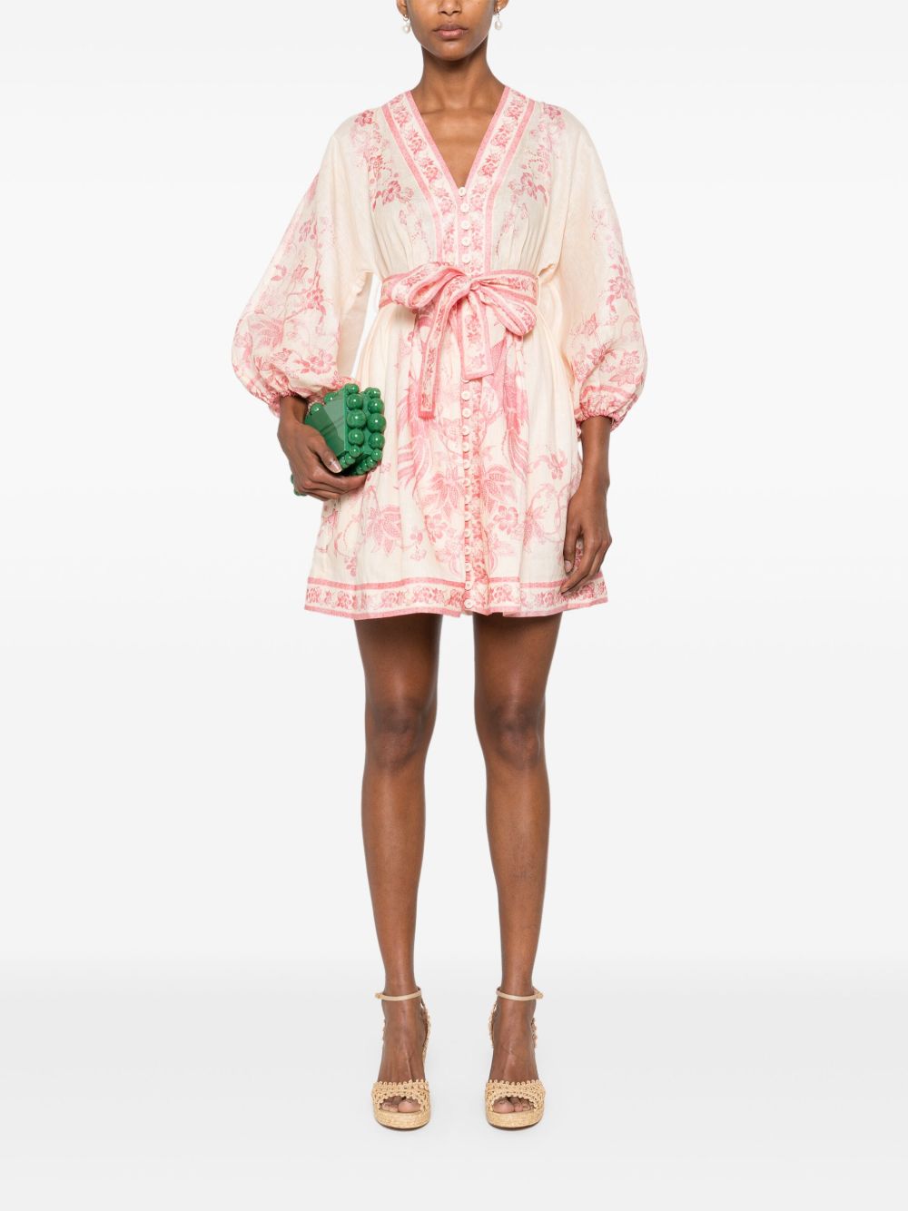 Zimmermann Zimmermann Lucky Linen Mini Dress