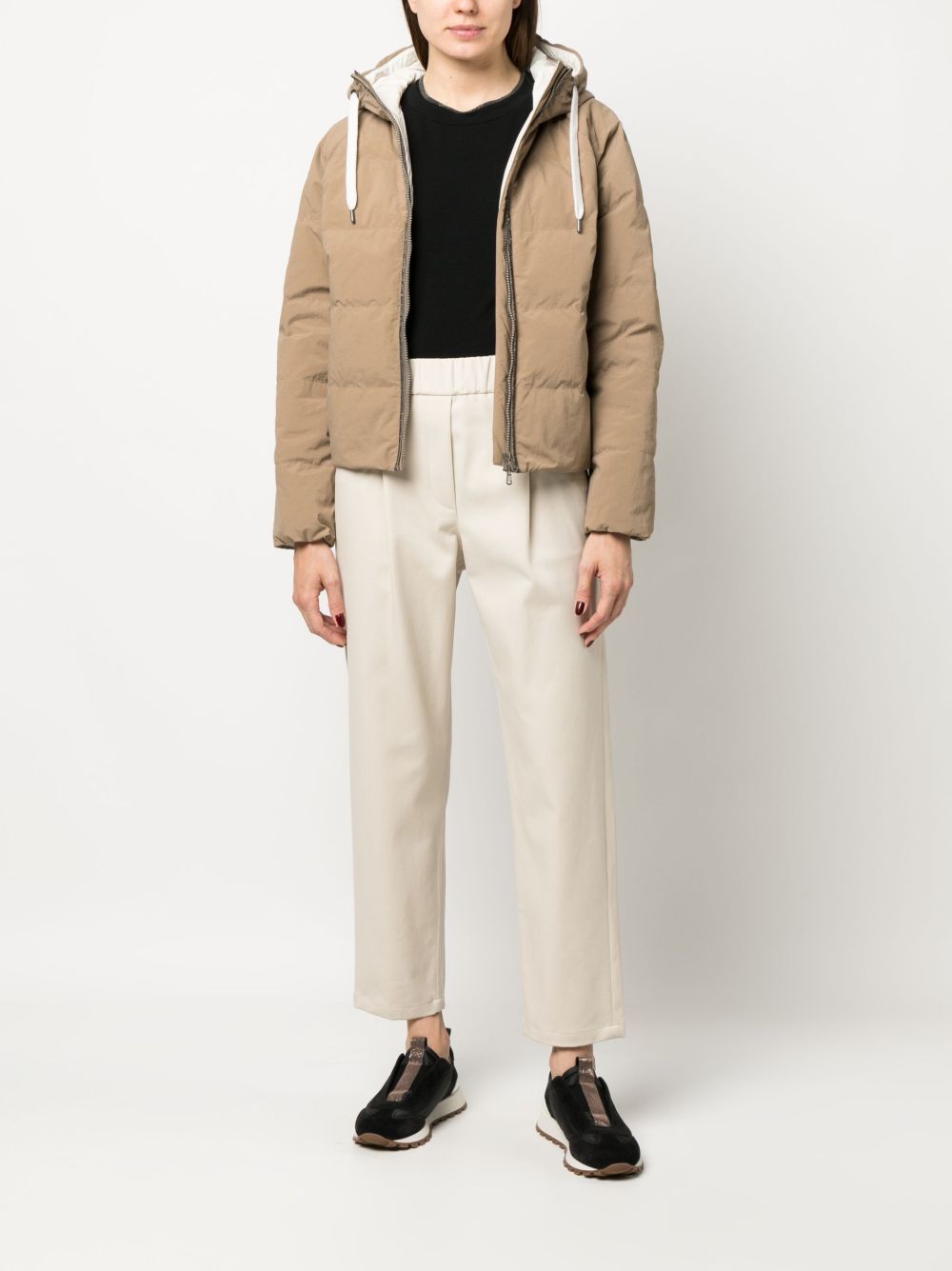 Brunello Cucinelli Brunello Cucinelli Elasticated straight-leg trousers