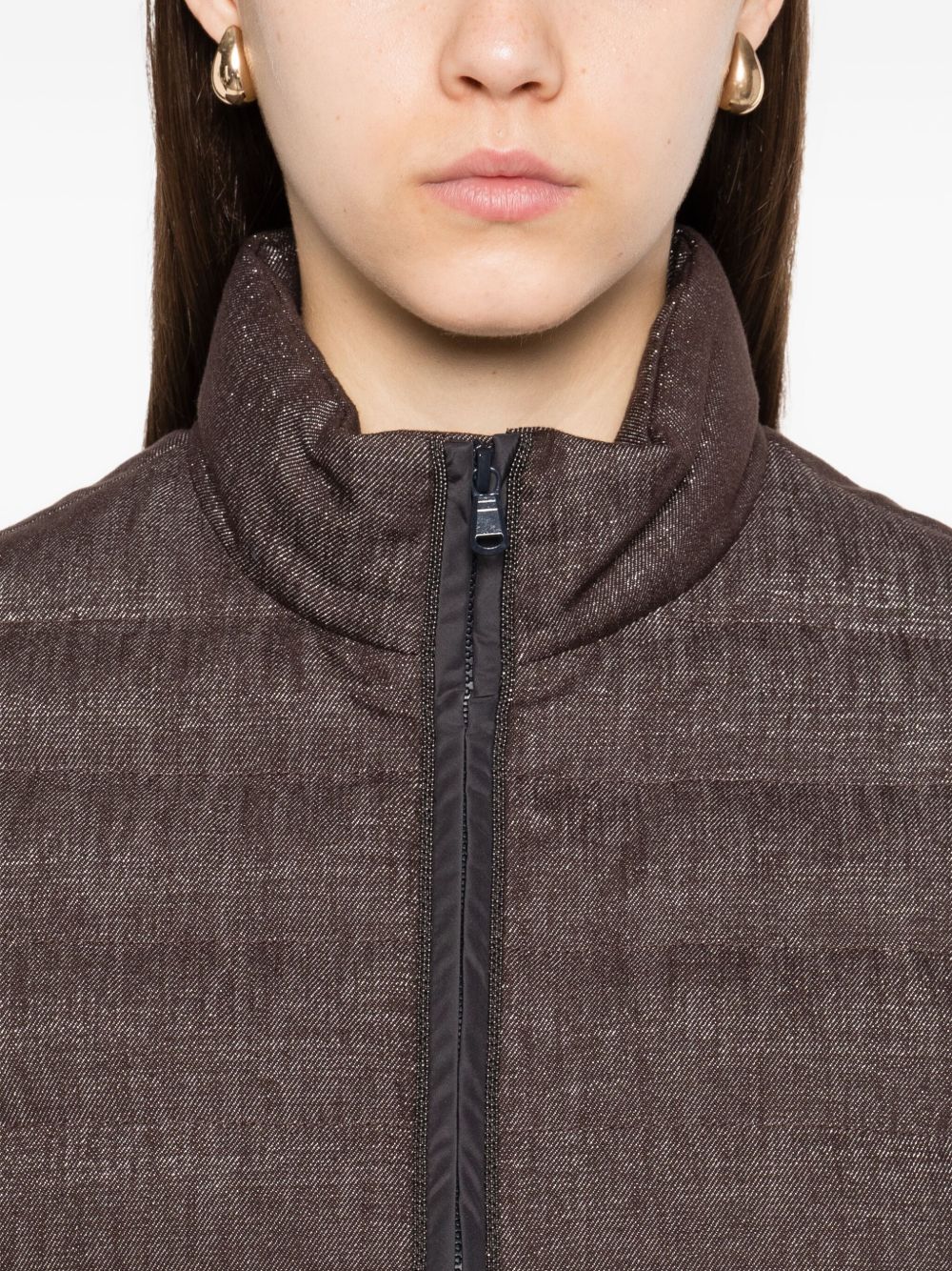 Brunello Cucinelli Brunello Cucinelli Quilted zip-front jacket