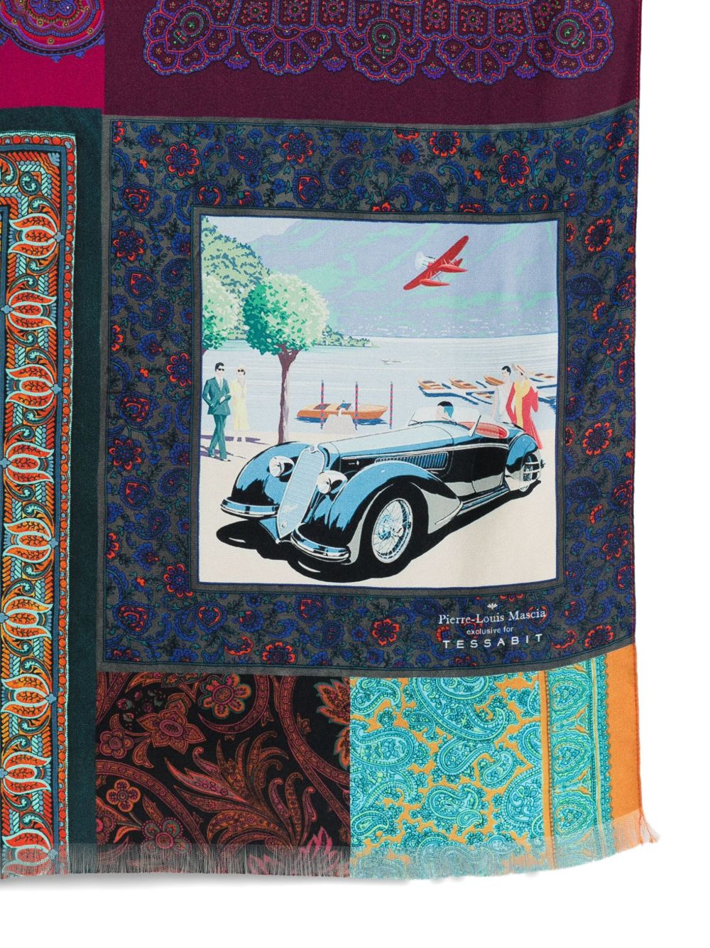 Pierre Louis Mascia Pierre Louis Mascia silk printed scarf