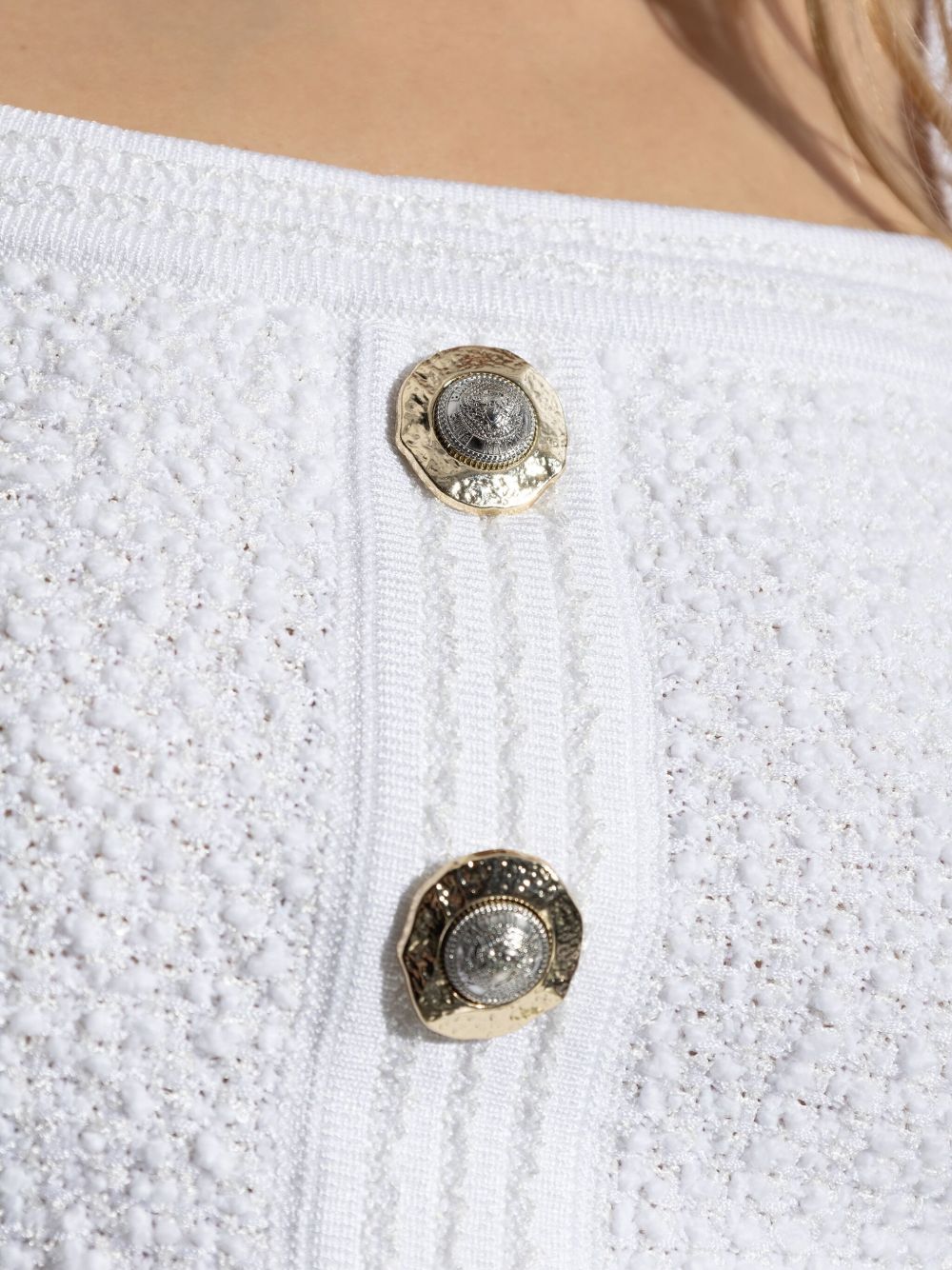 Balmain Balmain Tweed Crop Top