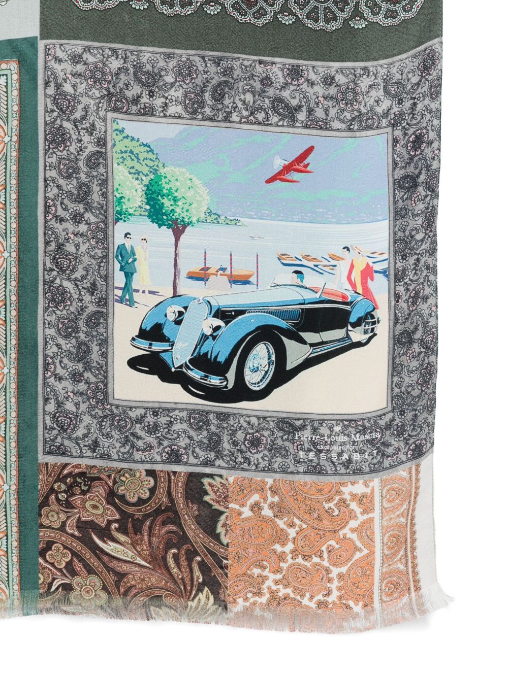 Pierre Louis Mascia Pierre Louis Mascia silk printed scarf