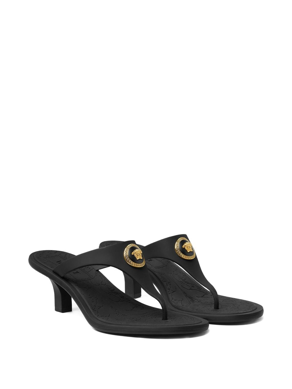 Versace Versace Alia 55mm rubber flip-flop sandals