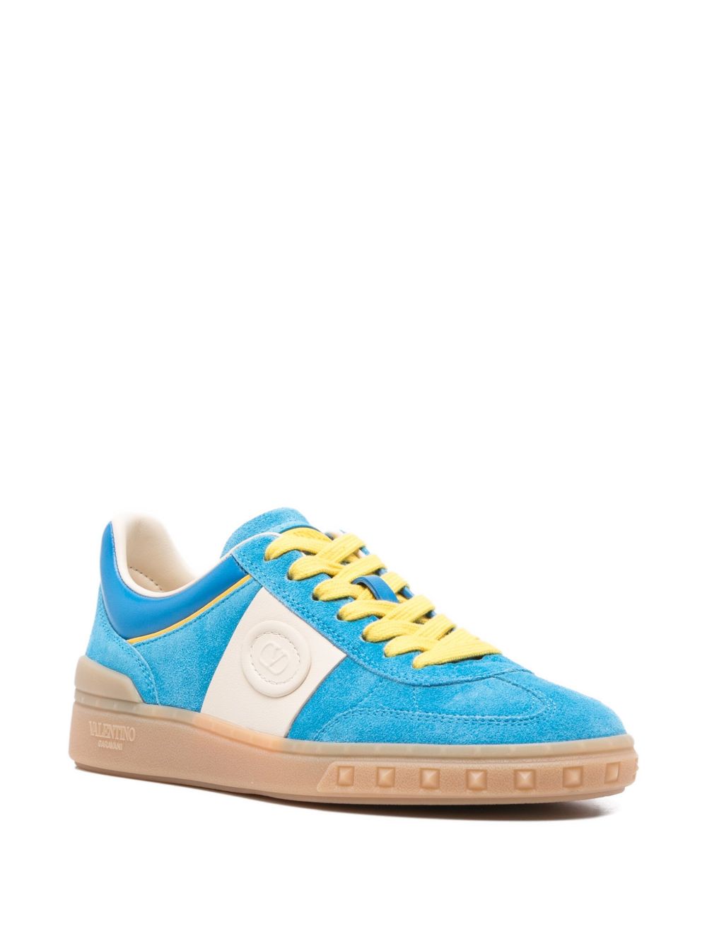 Valentino Garavani Valentino Garavani Low Top Upvillage Sneaker In Split And Nylon