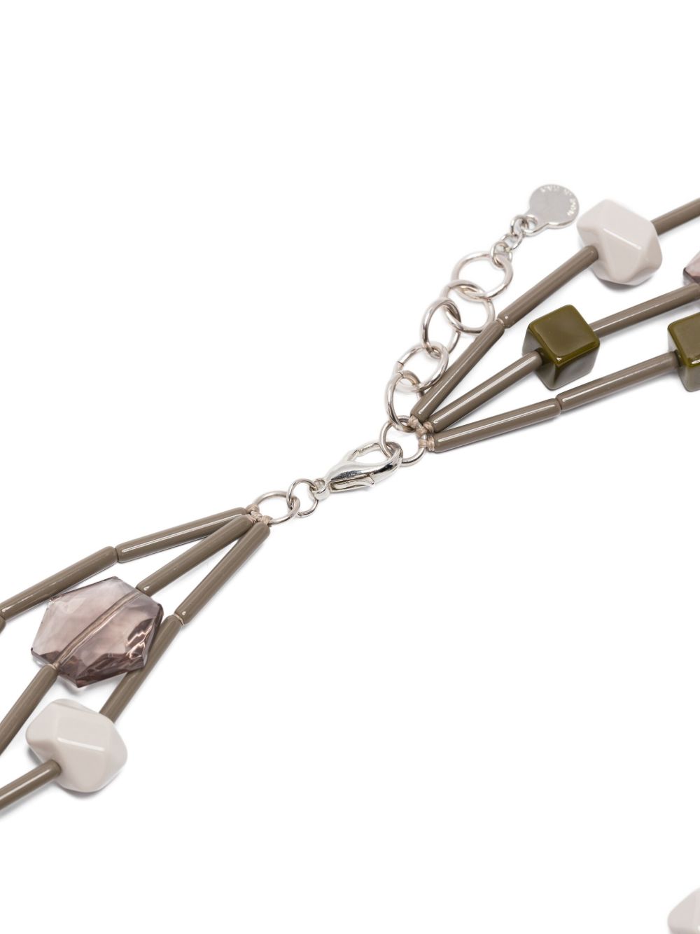 EMPORIO ARMANI EXCLUSIVE EMPORIO ARMANI EXCLUSIVE Multi-strand necklace with geometric elements