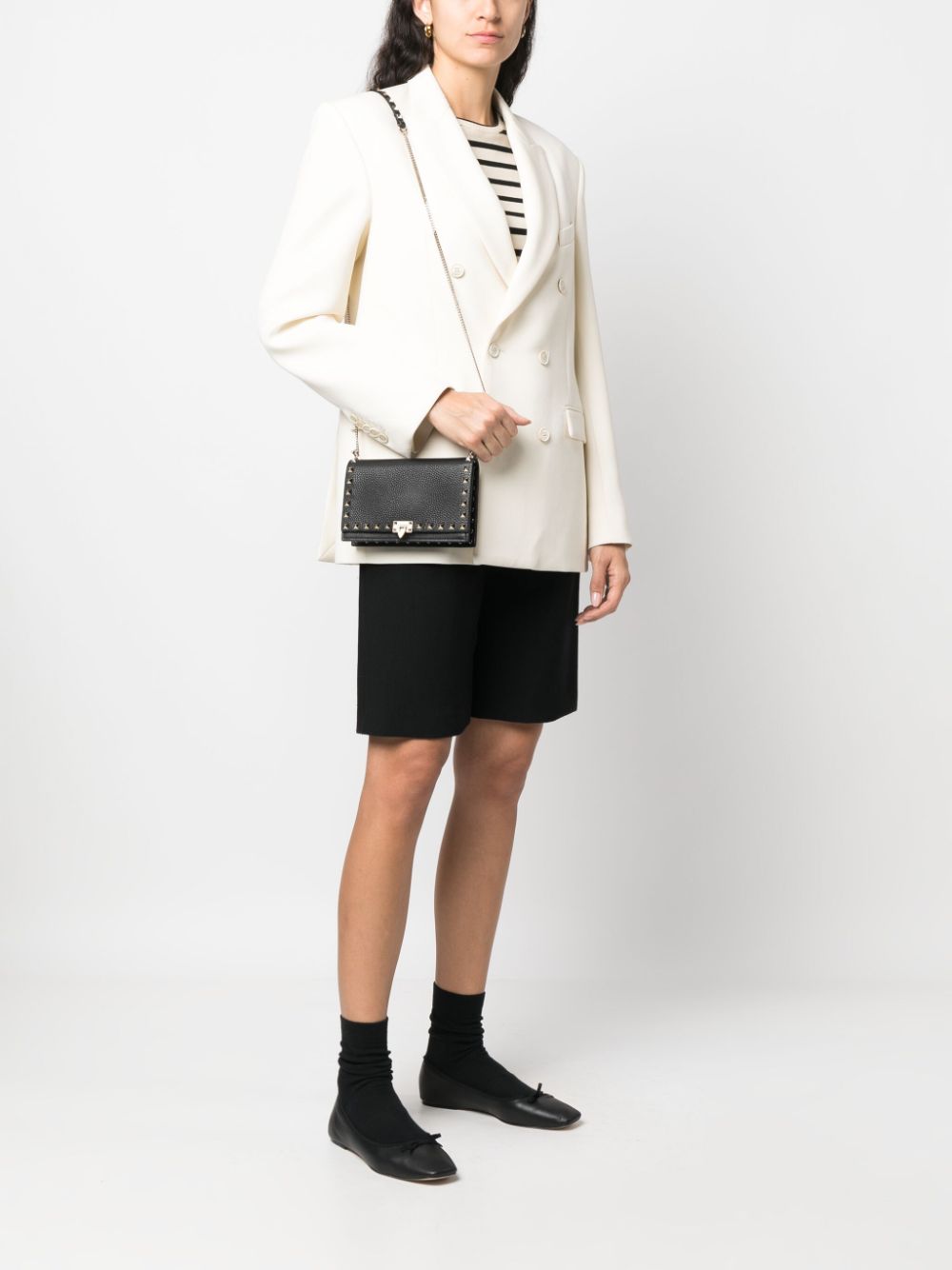 Valentino Garavani Valentino Garavani Rockstud leather crossbody bag