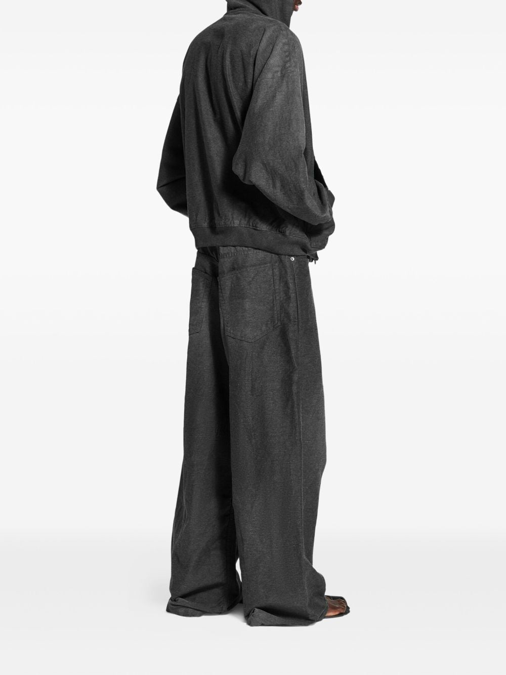 Balenciaga Balenciaga Embroidered-logo hoodie