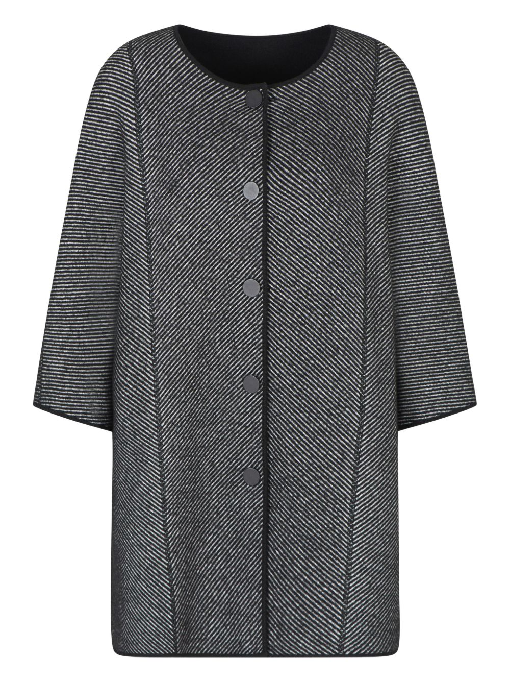 Emporio Armani Emporio Armani Cape in double-faced virgin wool fabric stitch