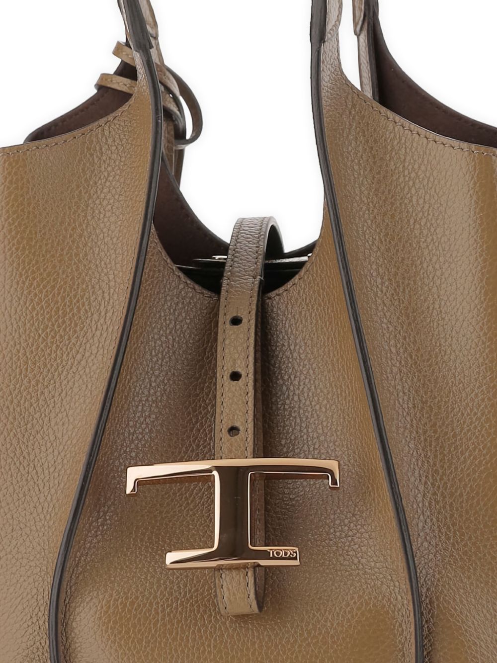 Tod'S Tod's T Timeless Mini Leather Shopping Bag