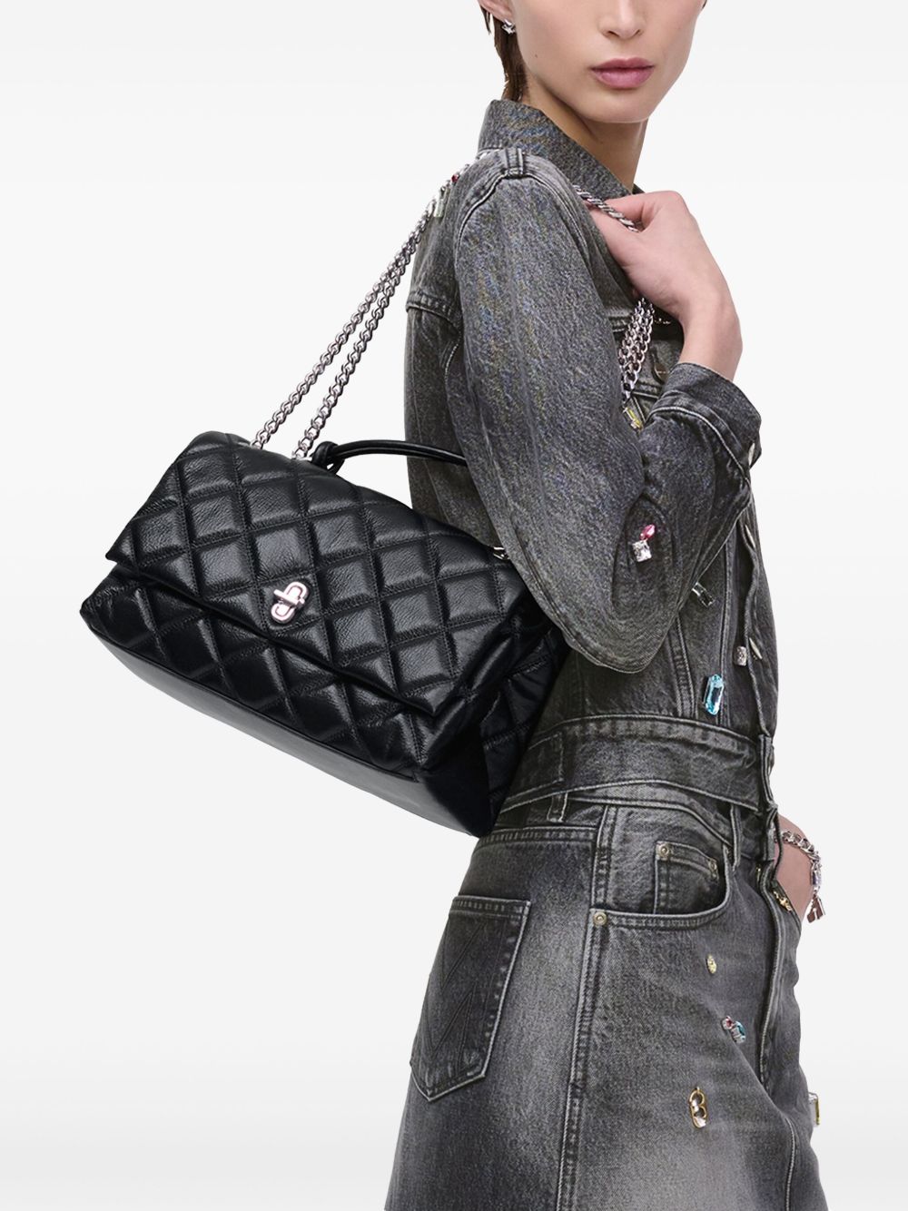 Marc Jacobs Marc Jacobs The Quilted Dual Convertible Shoulder Bag