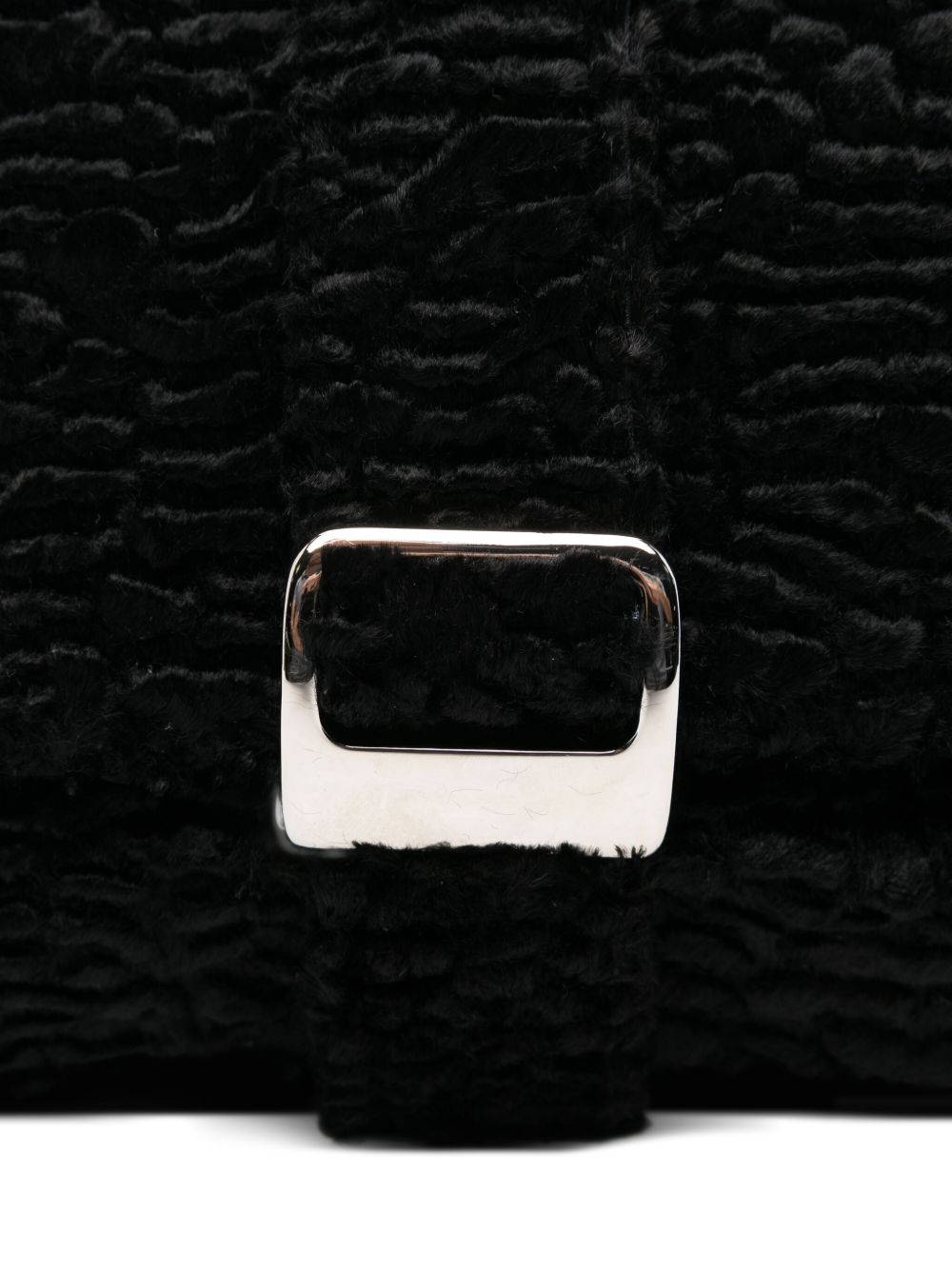 La Milanesa La Milanesa Textured buckle shoulder bag