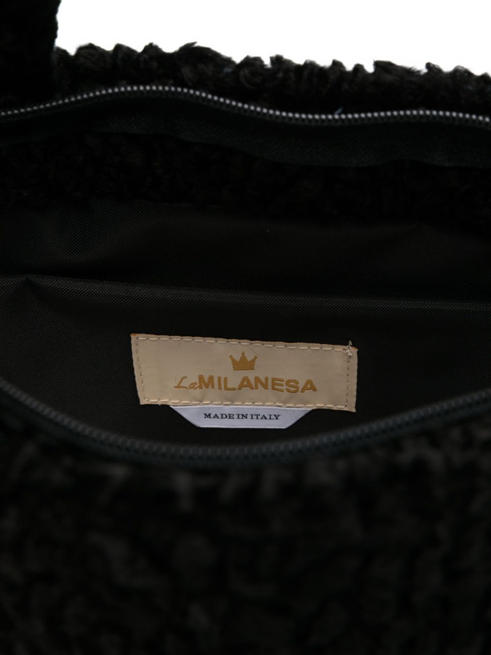 La Milanesa La Milanesa Textured-effect tote bag