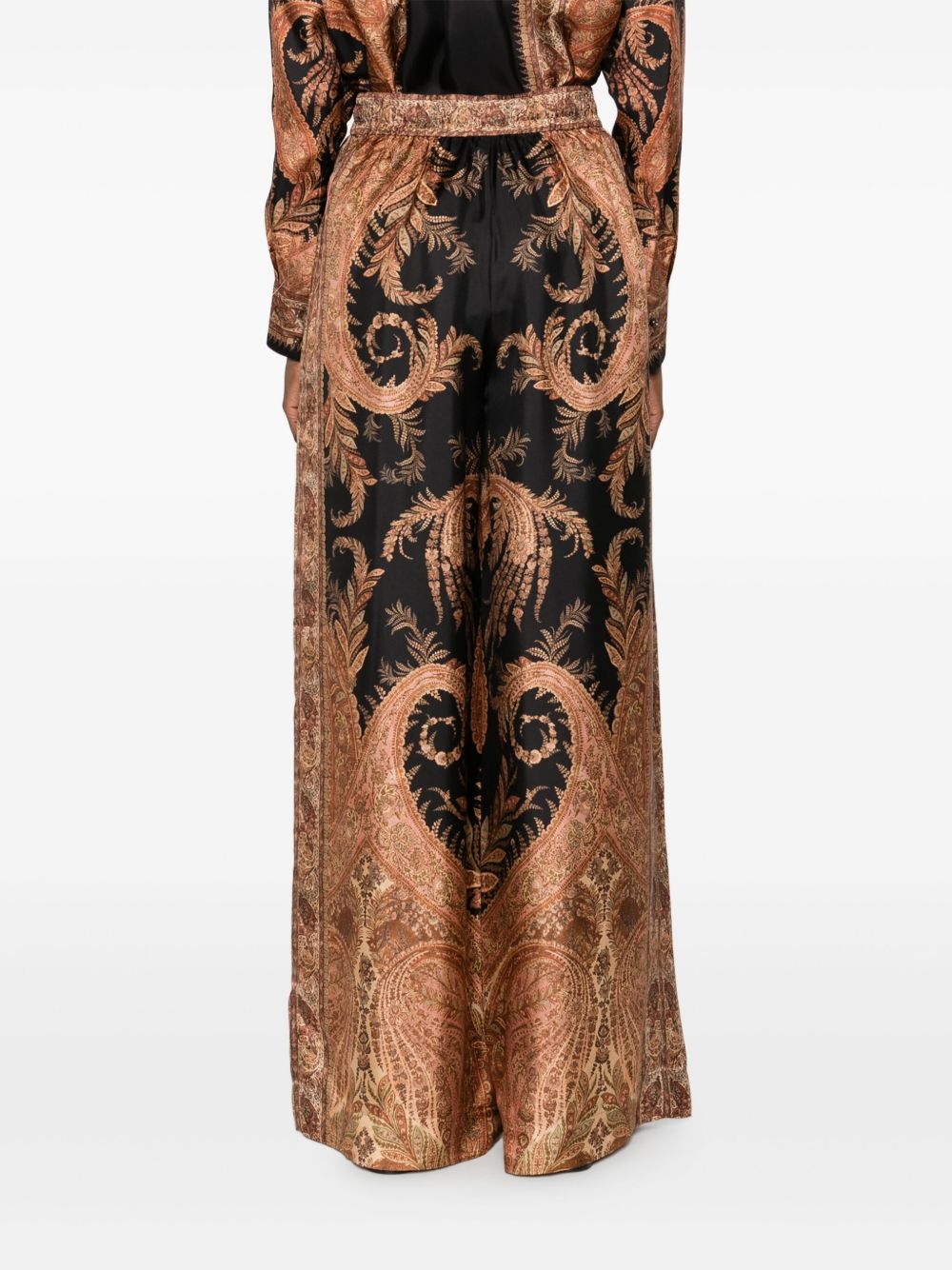Zimmermann Zimmermann Paisley-print drawstring trousers