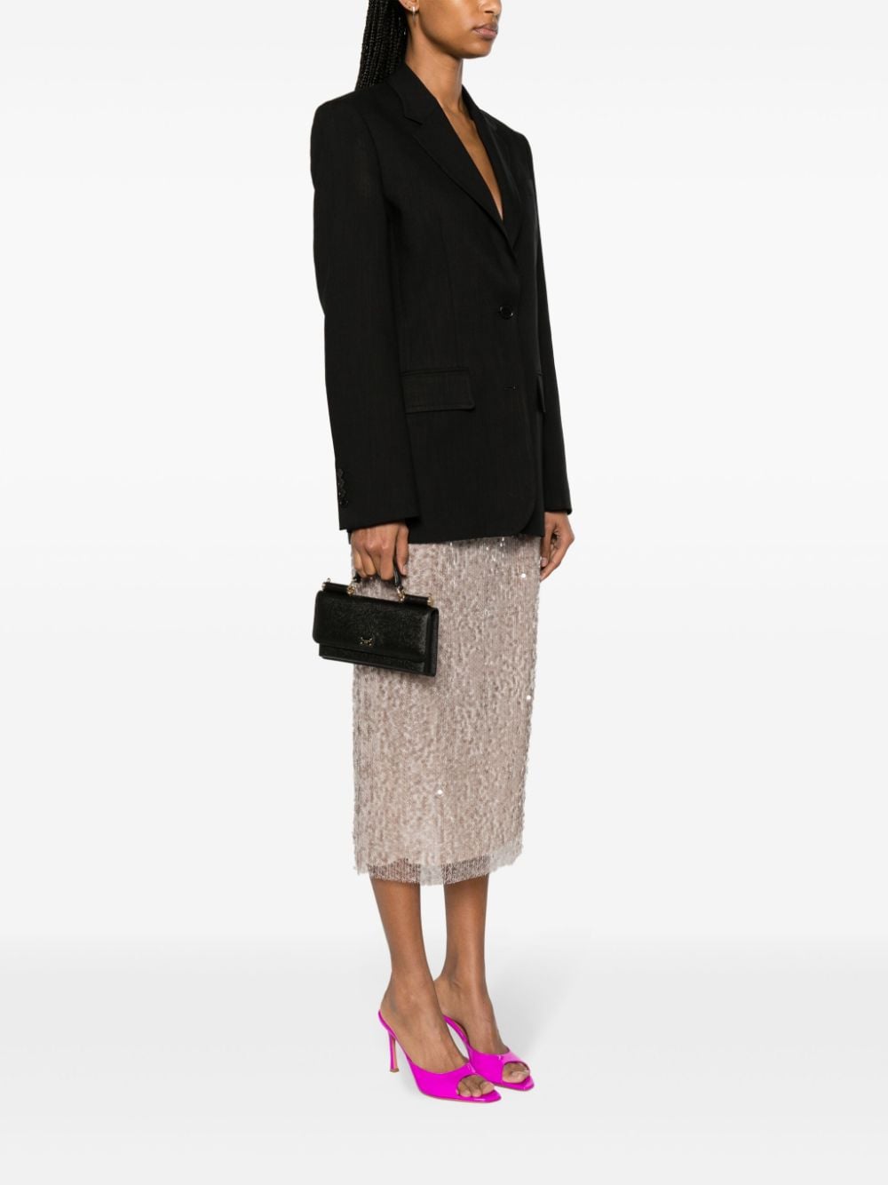 Dolce & Gabbana Dolce & Gabbana Mini bag in dauphine print calfskin