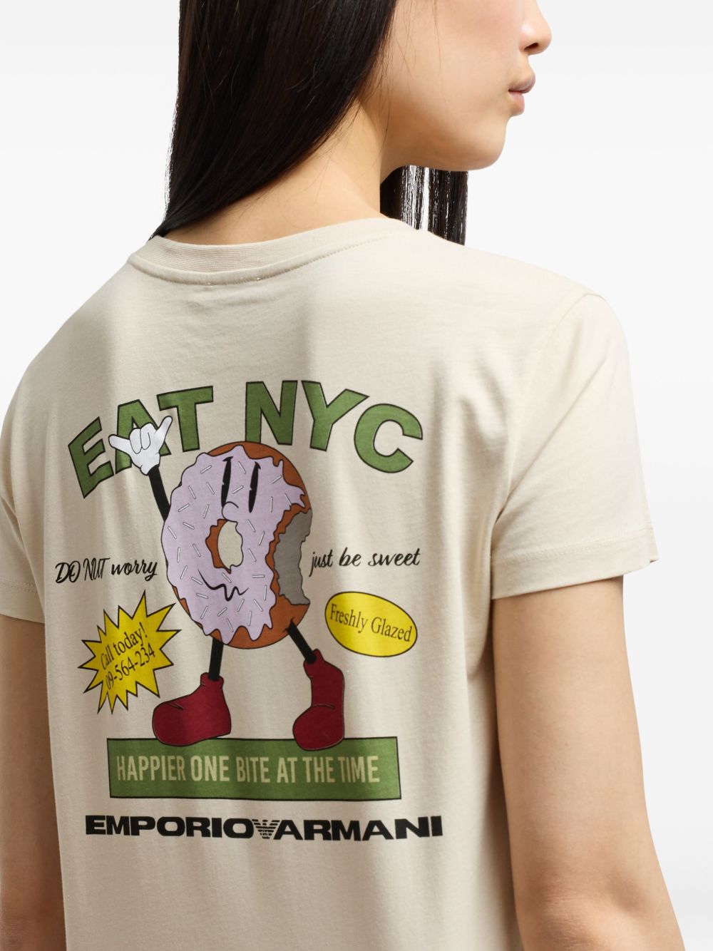 Emporio Armani Emporio Armani T-shirts and Polos Beige