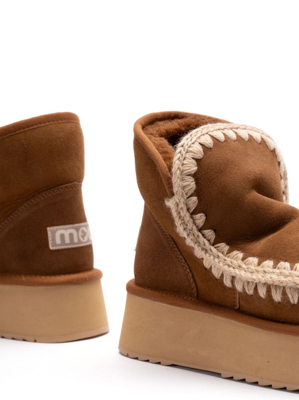 Mou Mou Boots Leather Brown