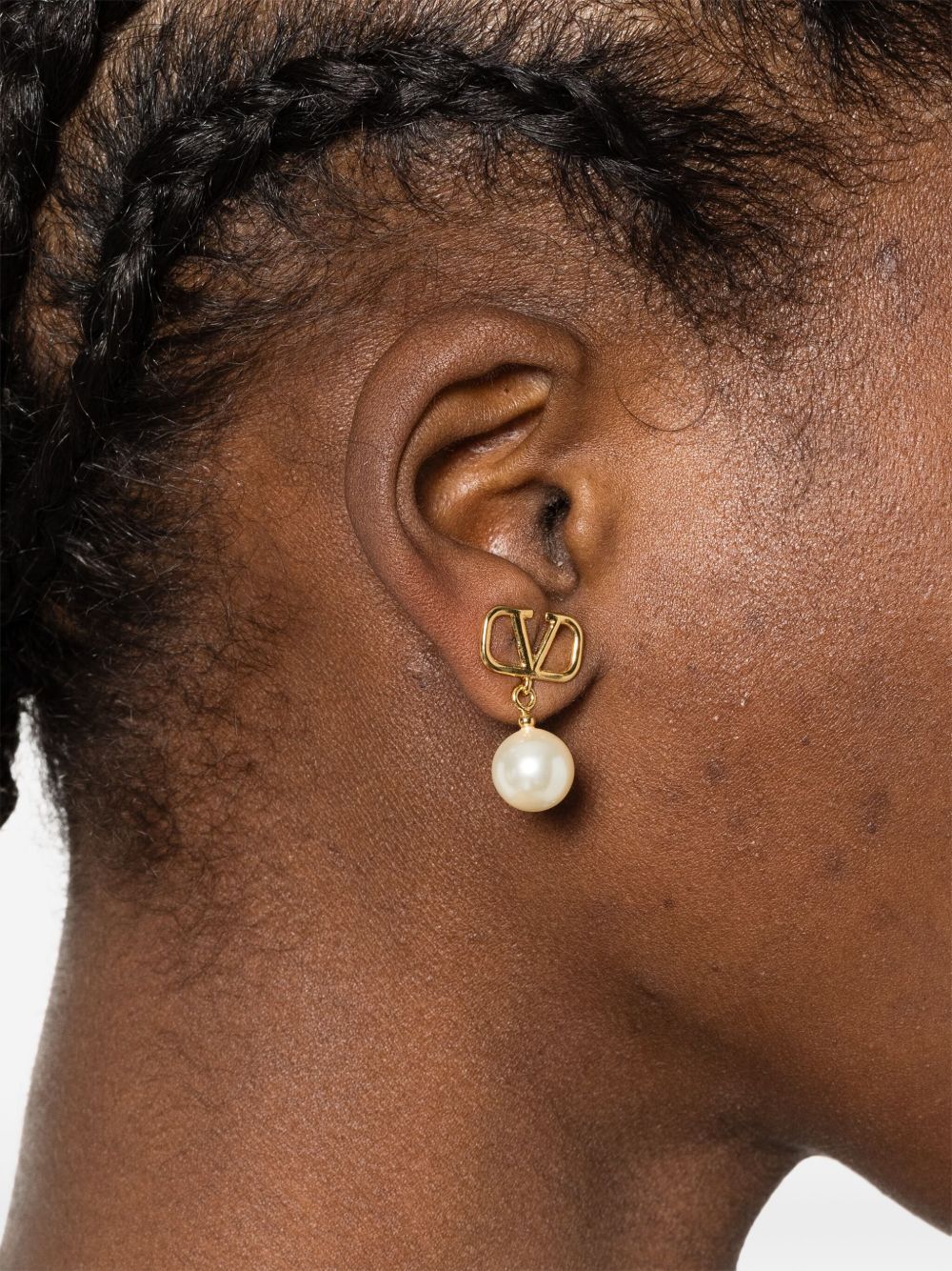 Valentino Garavani Valentino Garavani-Vlogo Signature Earrings With Swarovski® Pearls