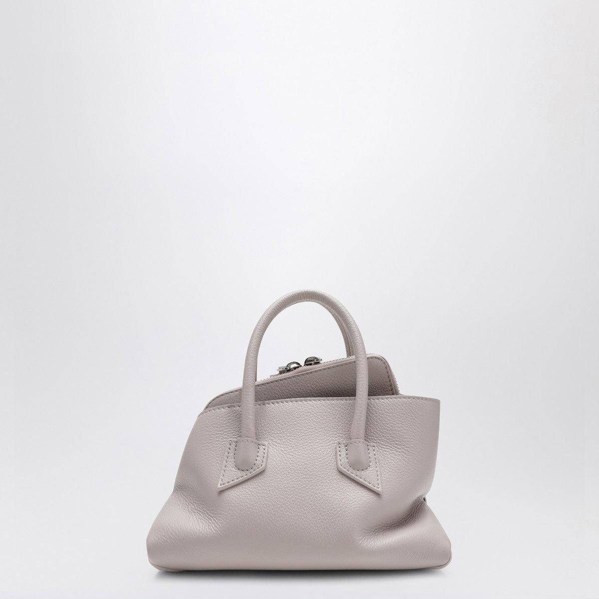 The Attico The Attico Light Mauve grain leather La Passeggiata Mini bag