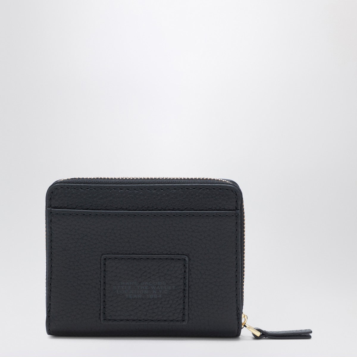 Marc Jacobs Marc Jacobs Mini black full-grain leather wallet
