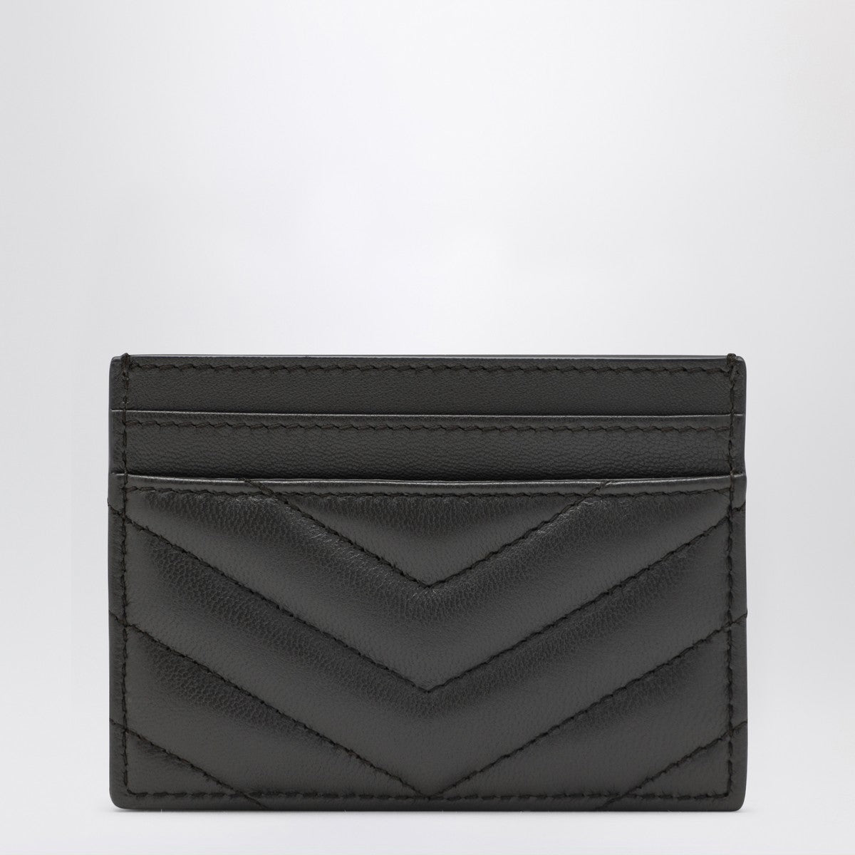 Saint Laurent Saint Laurent Grey Cassandre card holder