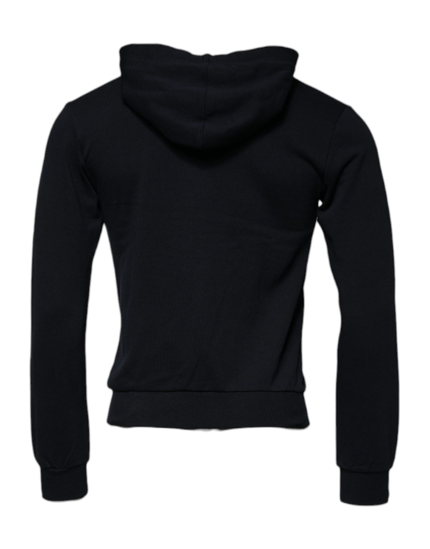 Dolce & Gabbana Blue Logo Full Zip Hooded Sweatshirt Sweater