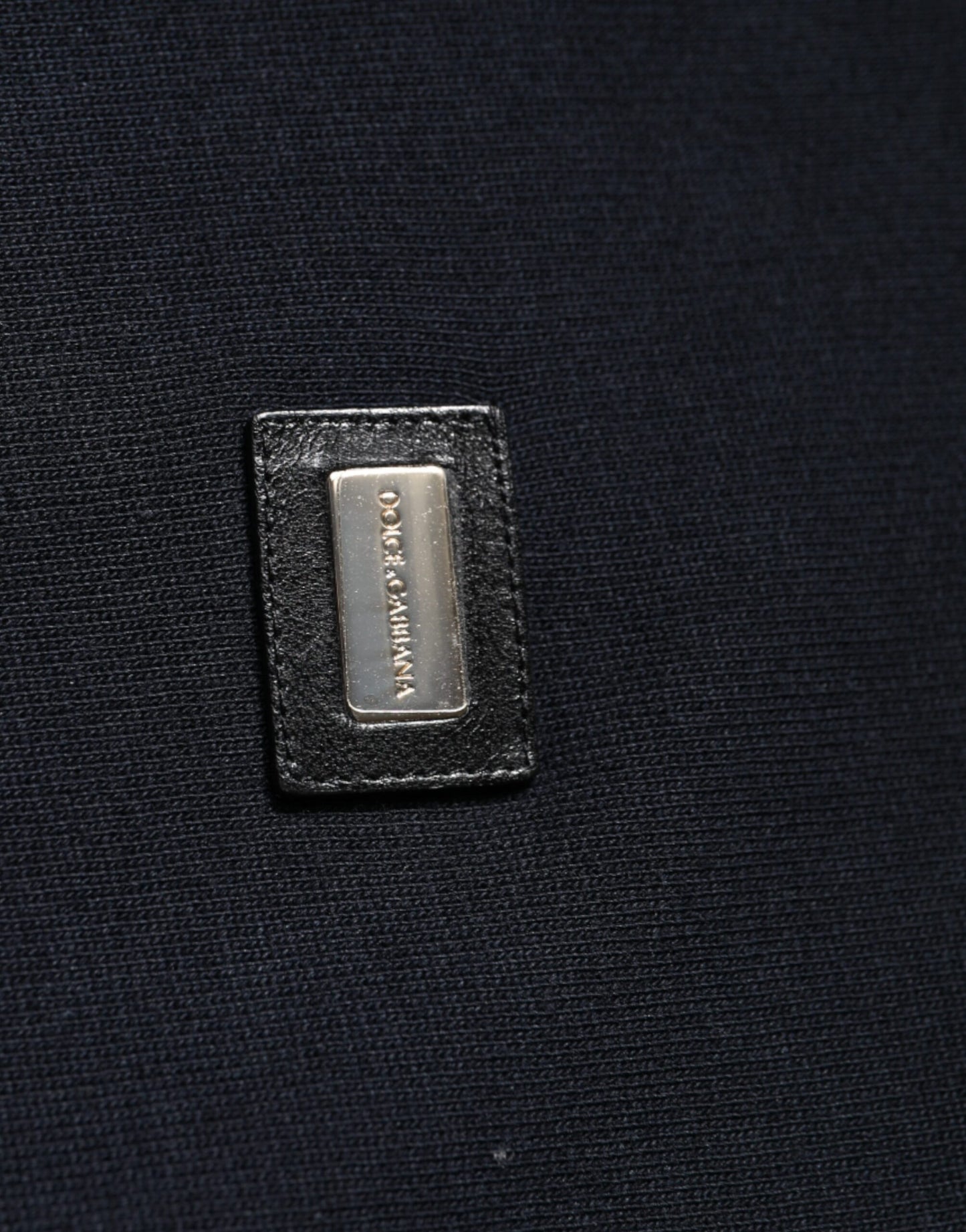 Dolce & Gabbana Blue Logo Full Zip Hooded Sweatshirt Sweater