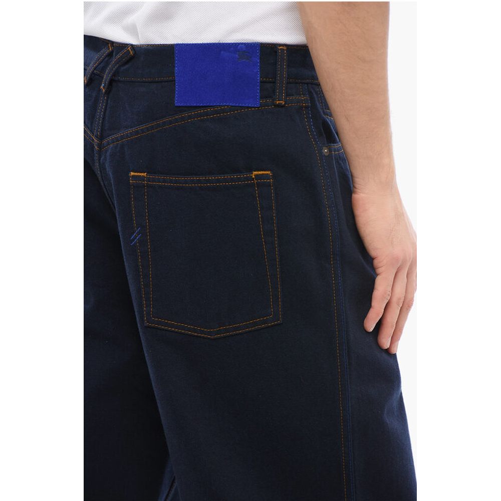 Burberry Dark-washed Wide-leg Denims
