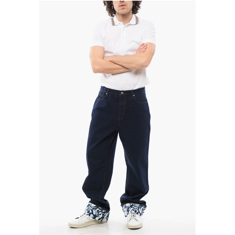 Burberry Dark-washed Wide-leg Denims