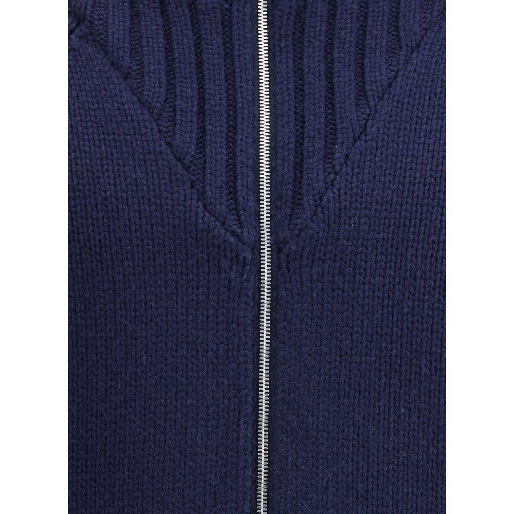 Brunello Cucinelli Blue Cashmere Coat
