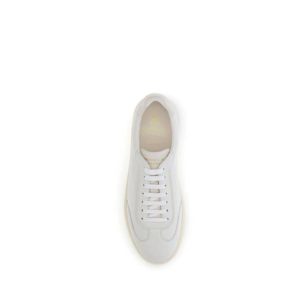 Brunello Cucinelli White Rubber Low Top Sneakers
