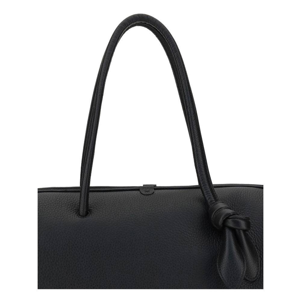 Jacquemus Black Calf Leather Bos Taurus Handbag