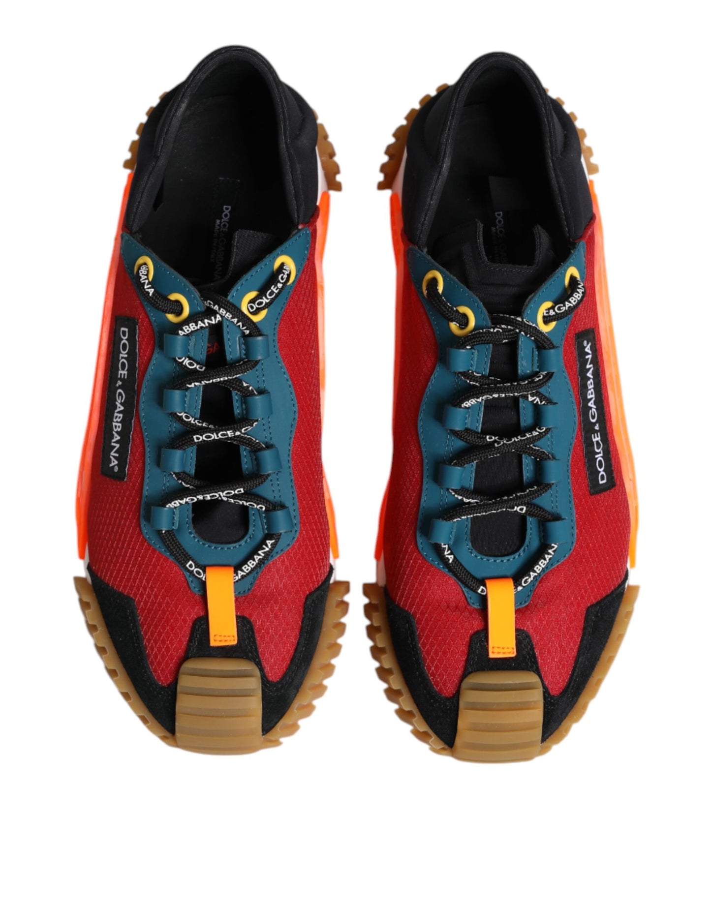 Dolce & Gabbana Multicolor Nylon Low Top NS1 Sneakers Shoes