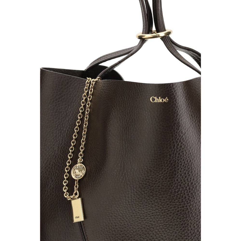 Chloé Brown Calf Leather Bos Taurus Shoulder Bag