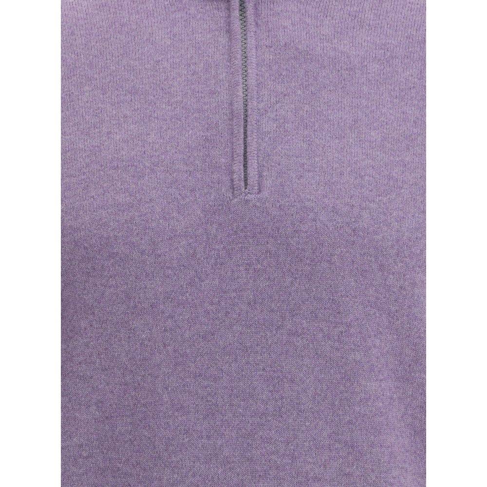 Brunello Cucinelli Purple Cashmere Cashmere Sweater