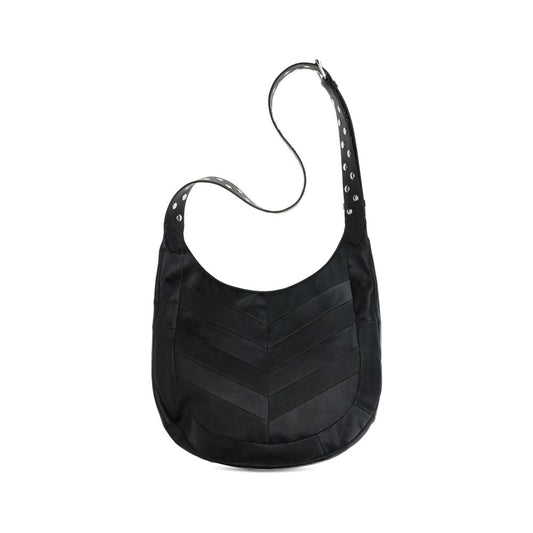Valentino Garavani Black Leather Shoulder Bag