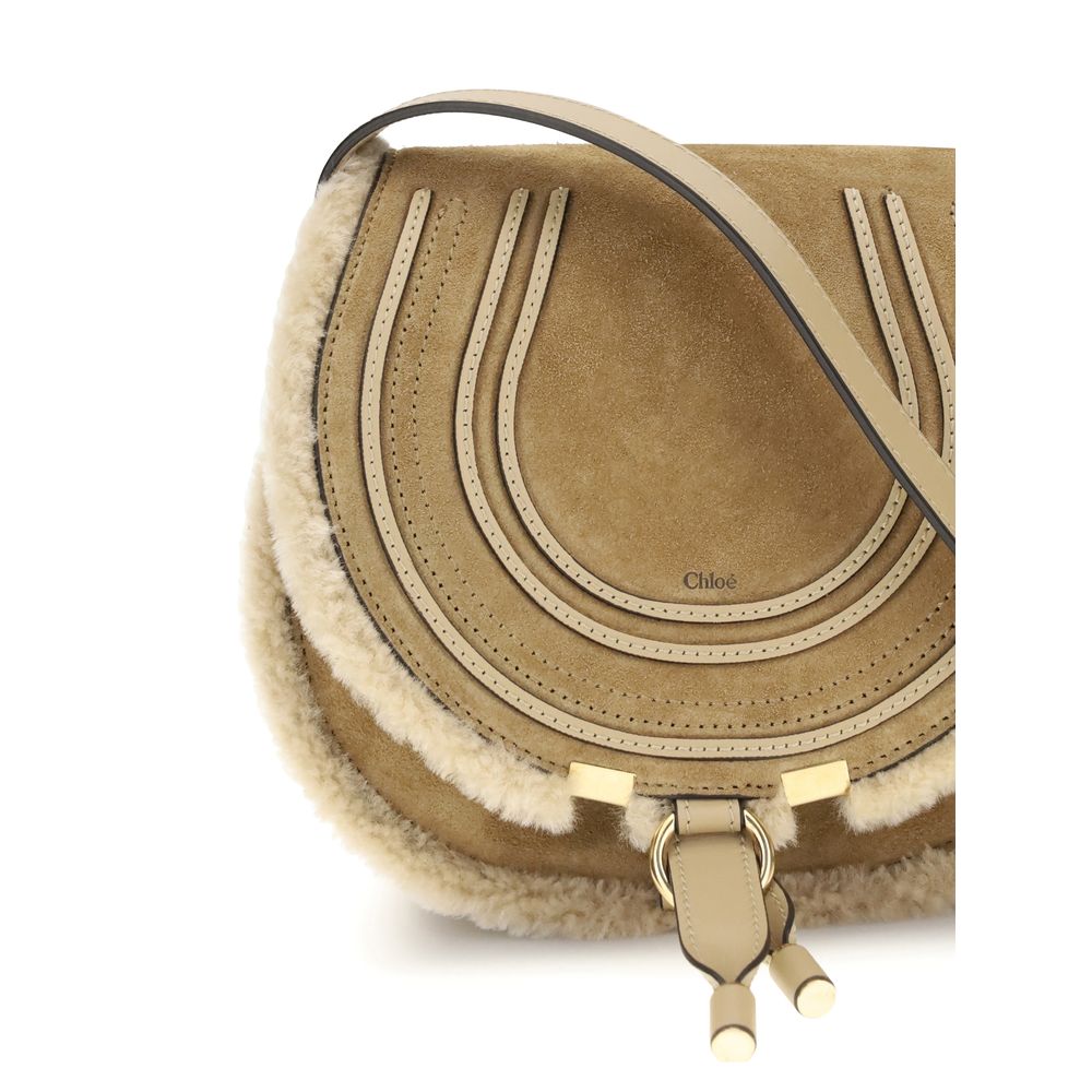 Chloé Beige Calf Leather Bos Taurus Shoulder Bag