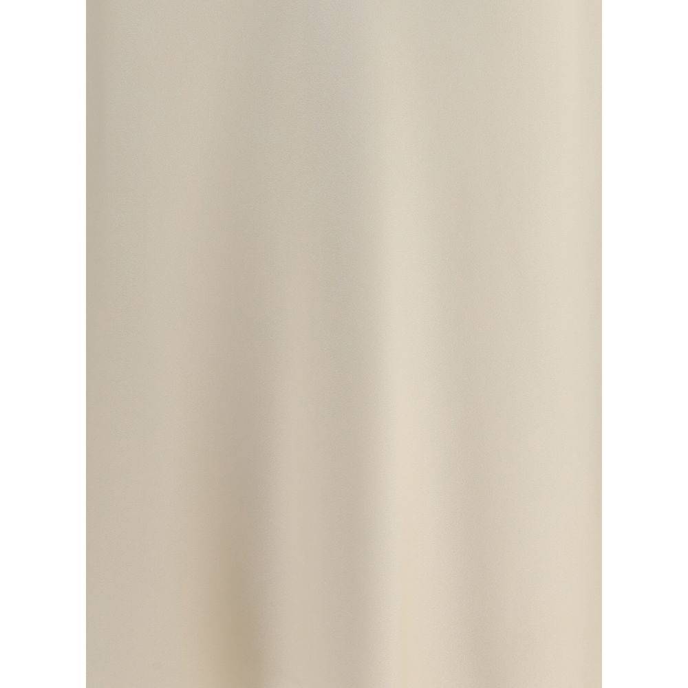 Brunello Cucinelli Cream Acetate Midi Skirt