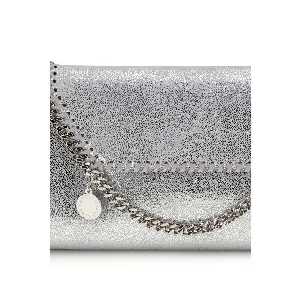 Stella McCartney Silver Polyester Shoulder Bag