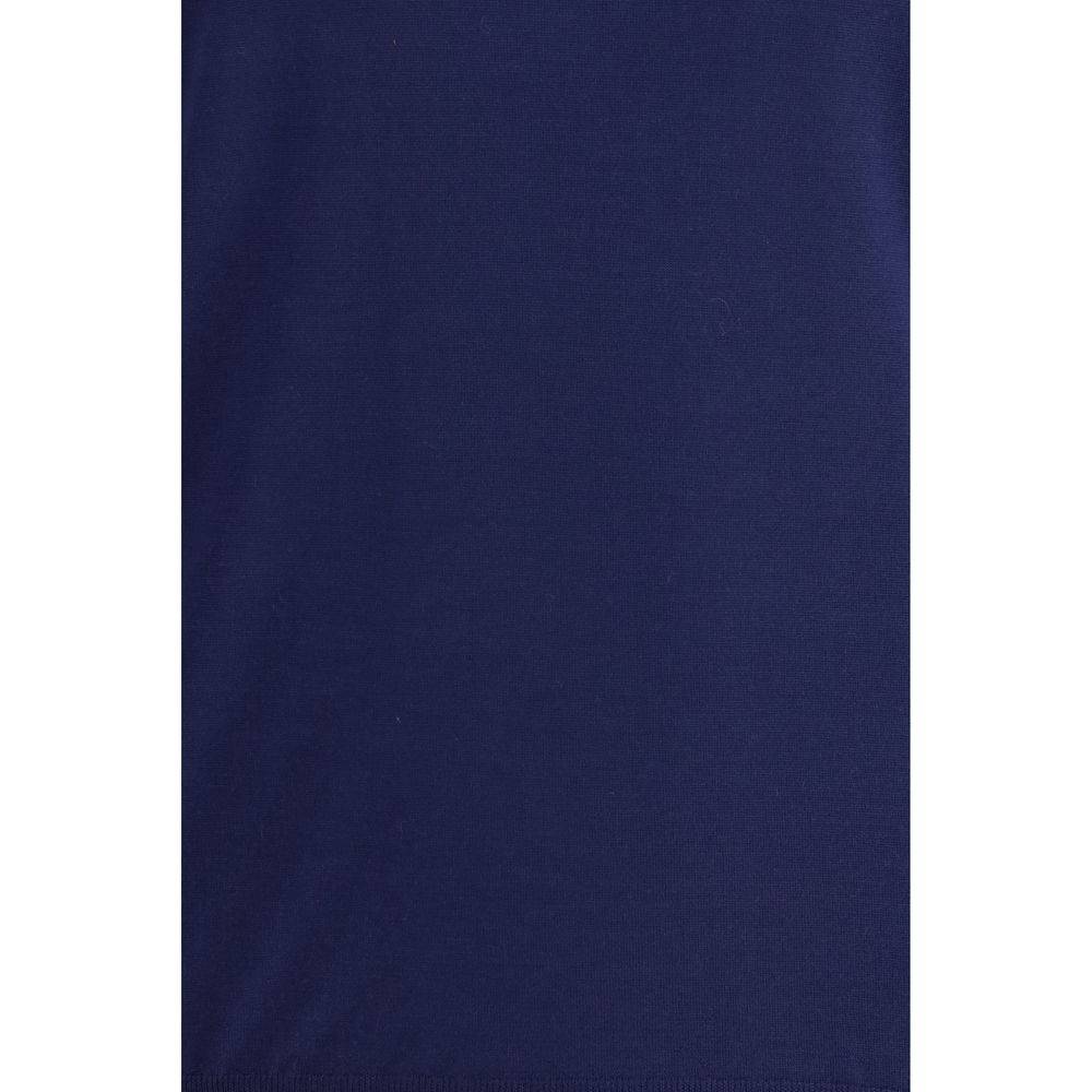 Brunello Cucinelli Blue Fleece Wool Sweatshirt